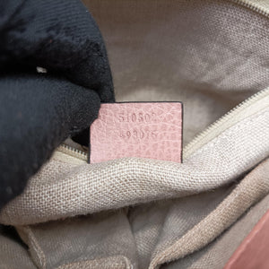 Pre-owned Gucci Interlocking G Pink Leather 510302 shoulderbag | stylenewstar