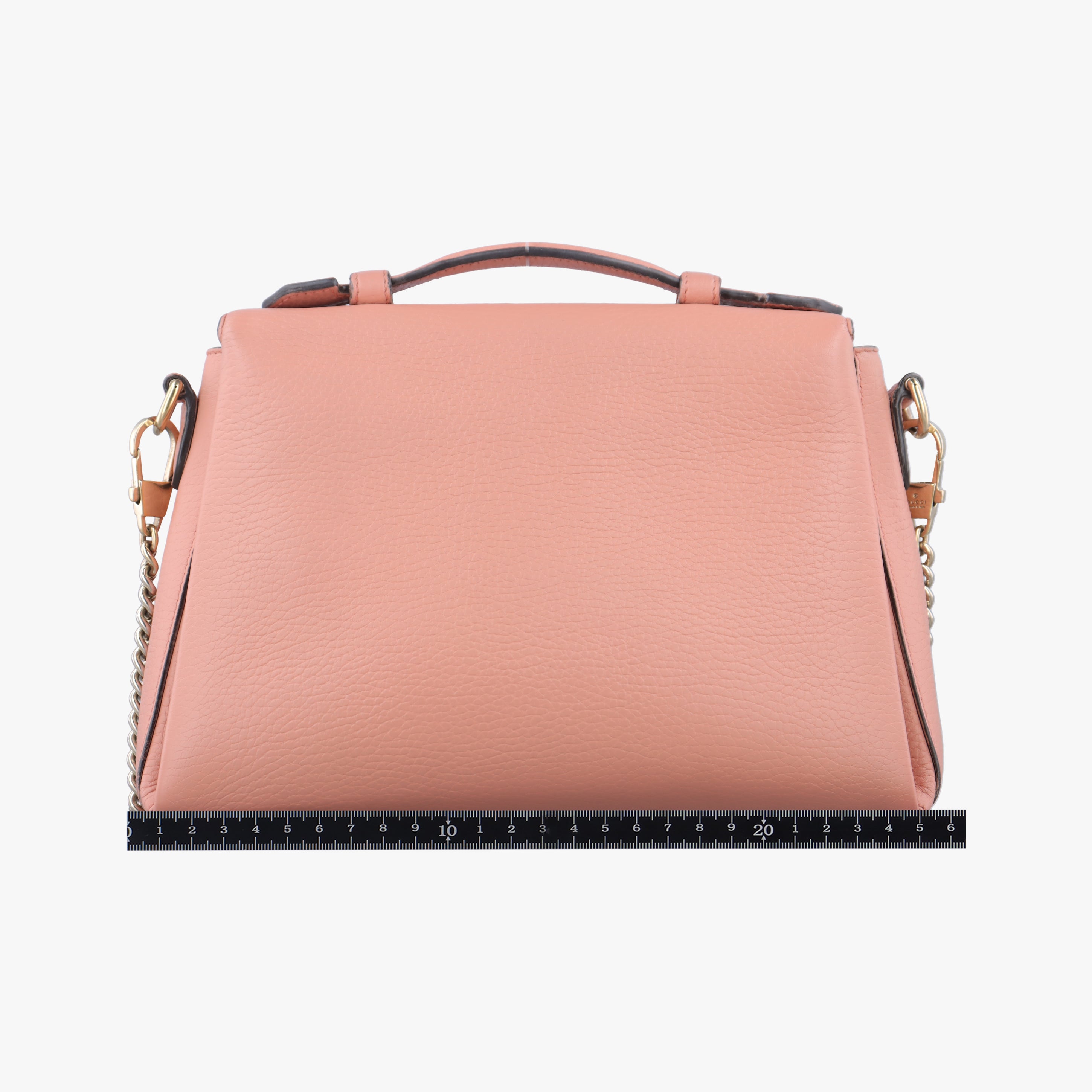 Pre-owned Gucci Interlocking G Pink Leather 510302 shoulderbag | stylenewstar