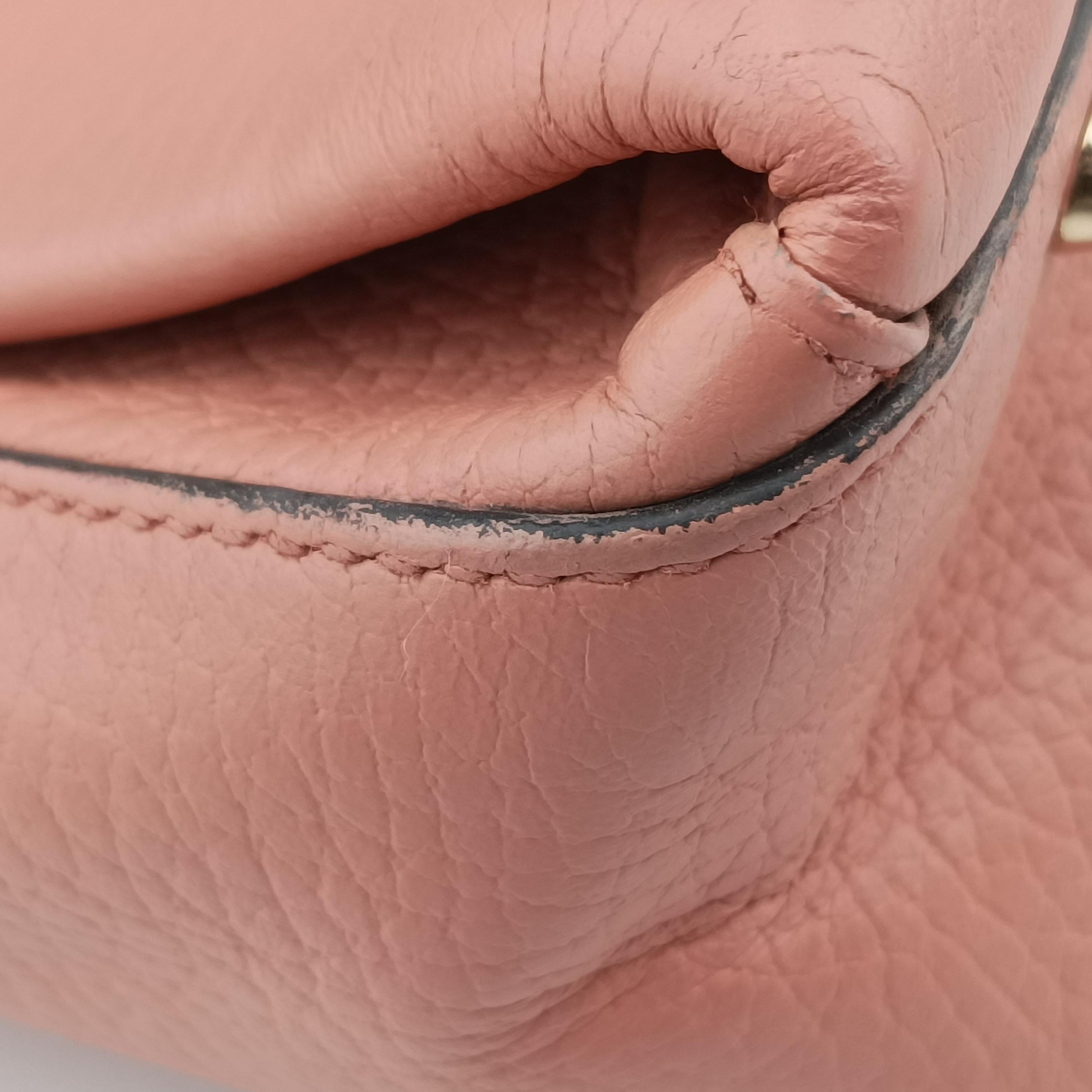 Pre-owned Gucci Interlocking G Pink Leather 510302 shoulderbag | stylenewstar