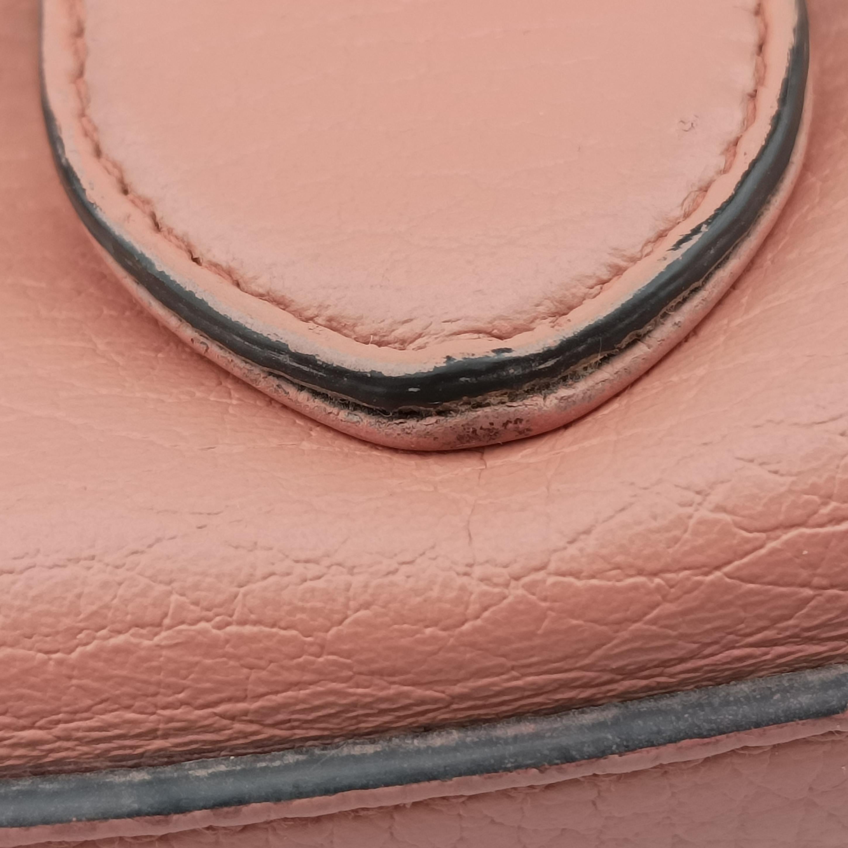 Pre-owned Gucci Interlocking G Pink Leather 510302 shoulderbag | stylenewstar