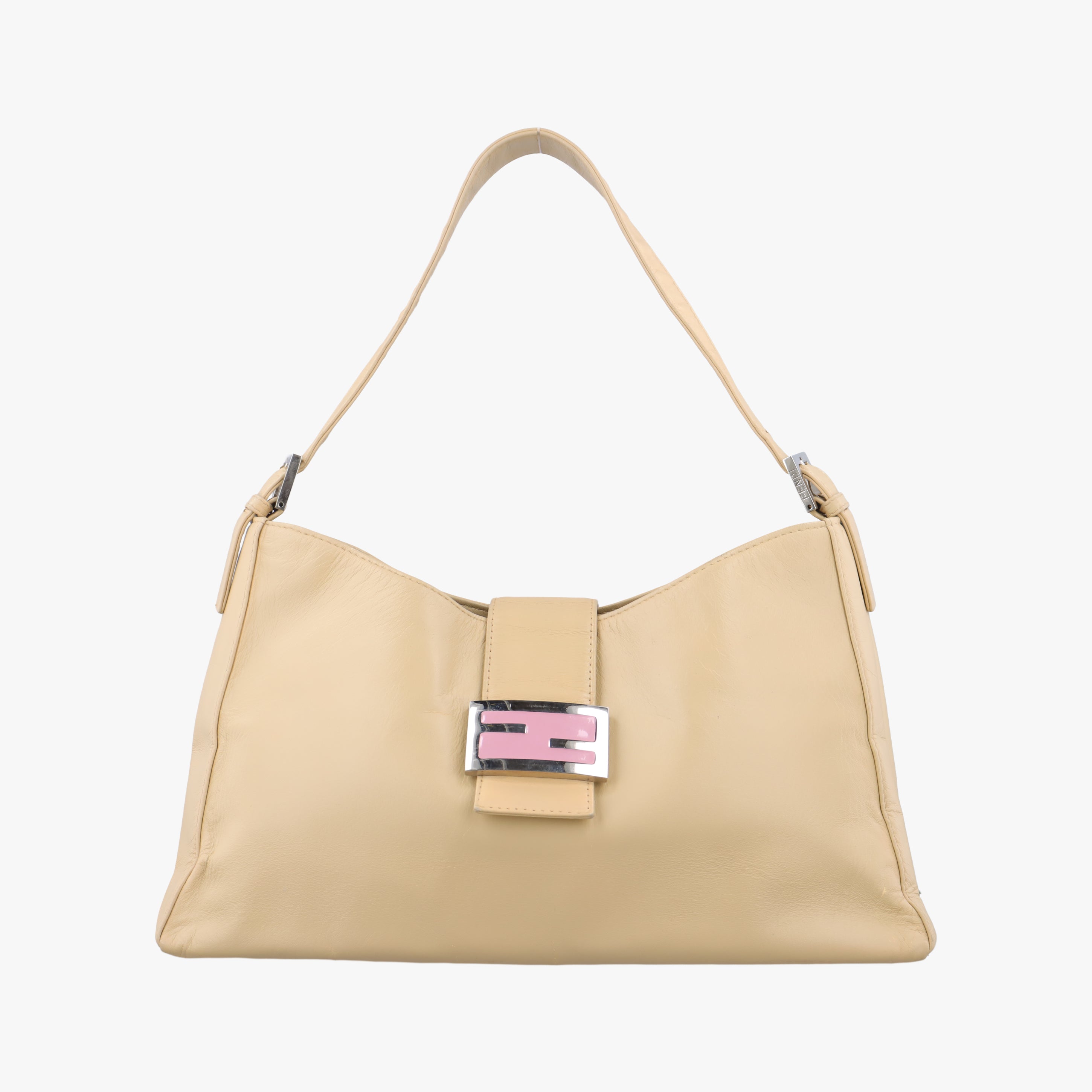 Pre-owned Fendi Baguette Yellow Leather 091611 shoulderbag | stylenewstar