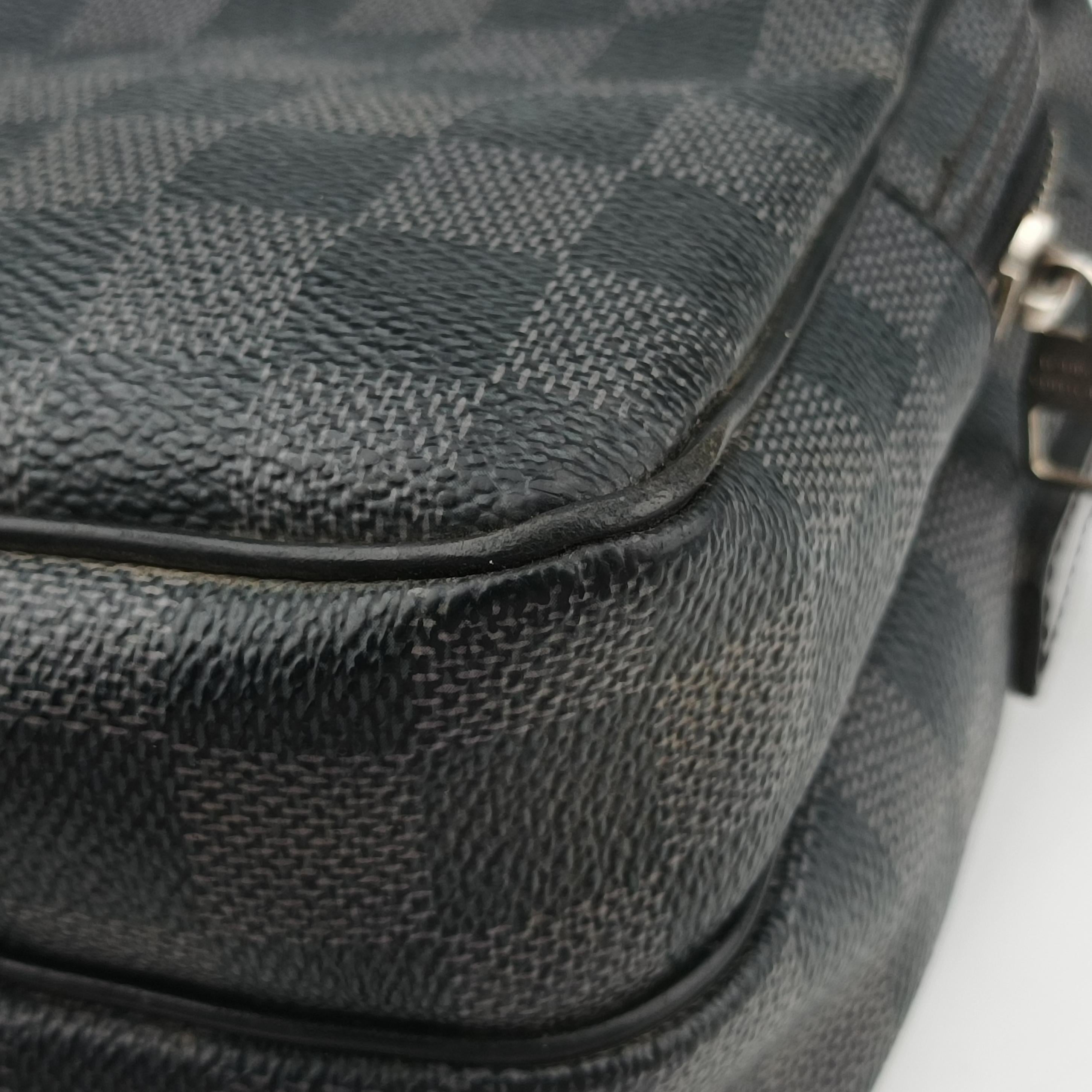 Vintage Louis Vuitton Rem GRAPHITE Damier Graphite N41446 shoulderbag | stylenewstar