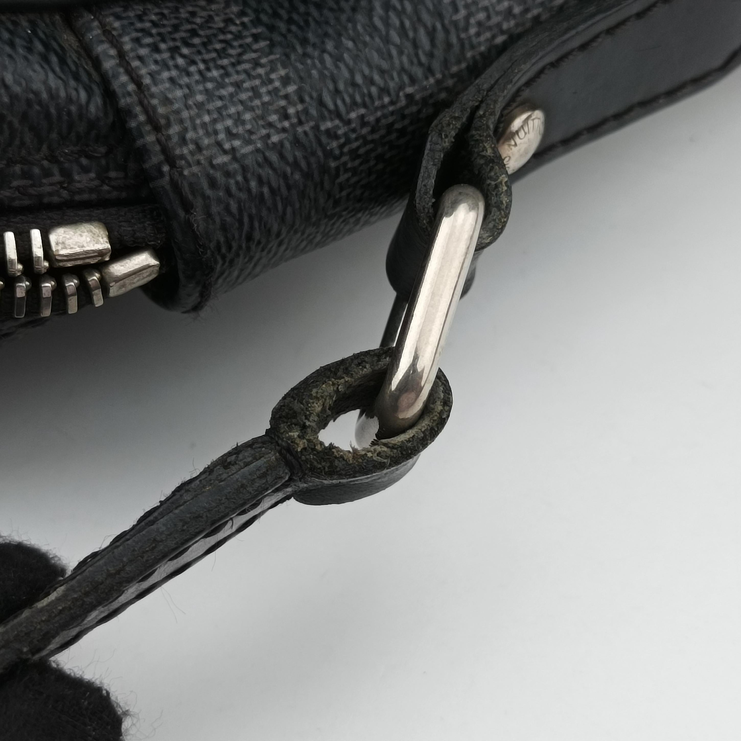 Vintage Louis Vuitton Rem GRAPHITE Damier Graphite N41446 shoulderbag | stylenewstar