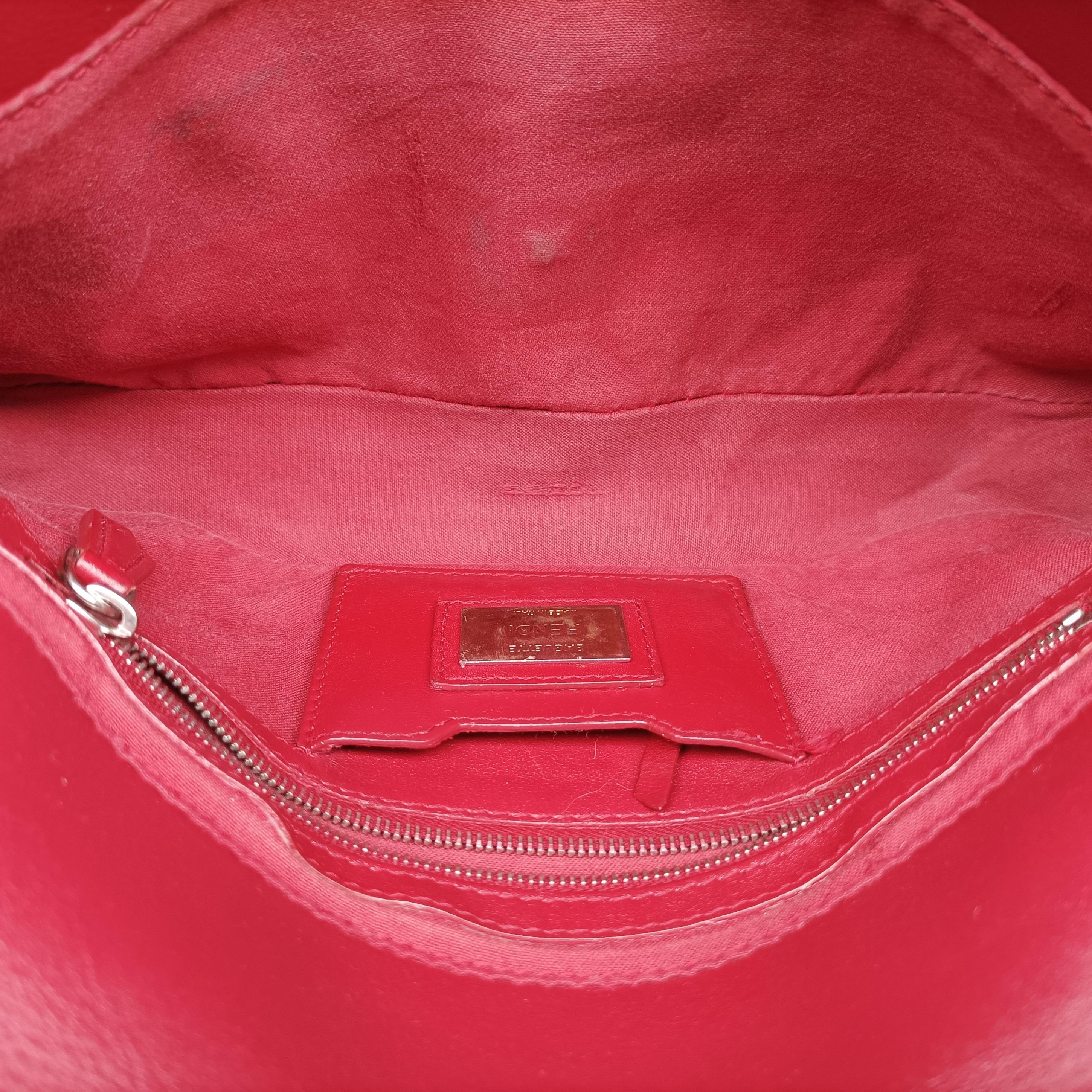 Pre-owned Fendi BAGUETTE Burgundy Leather x snakeskin 8BR600 shoulderbag | stylenewstar