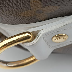 Pre-owned Louis Vuitton Speedy  Bandoulière 25 brown×white Monogram Canvas×calf leather M20754 shoulderbag | stylenewstar