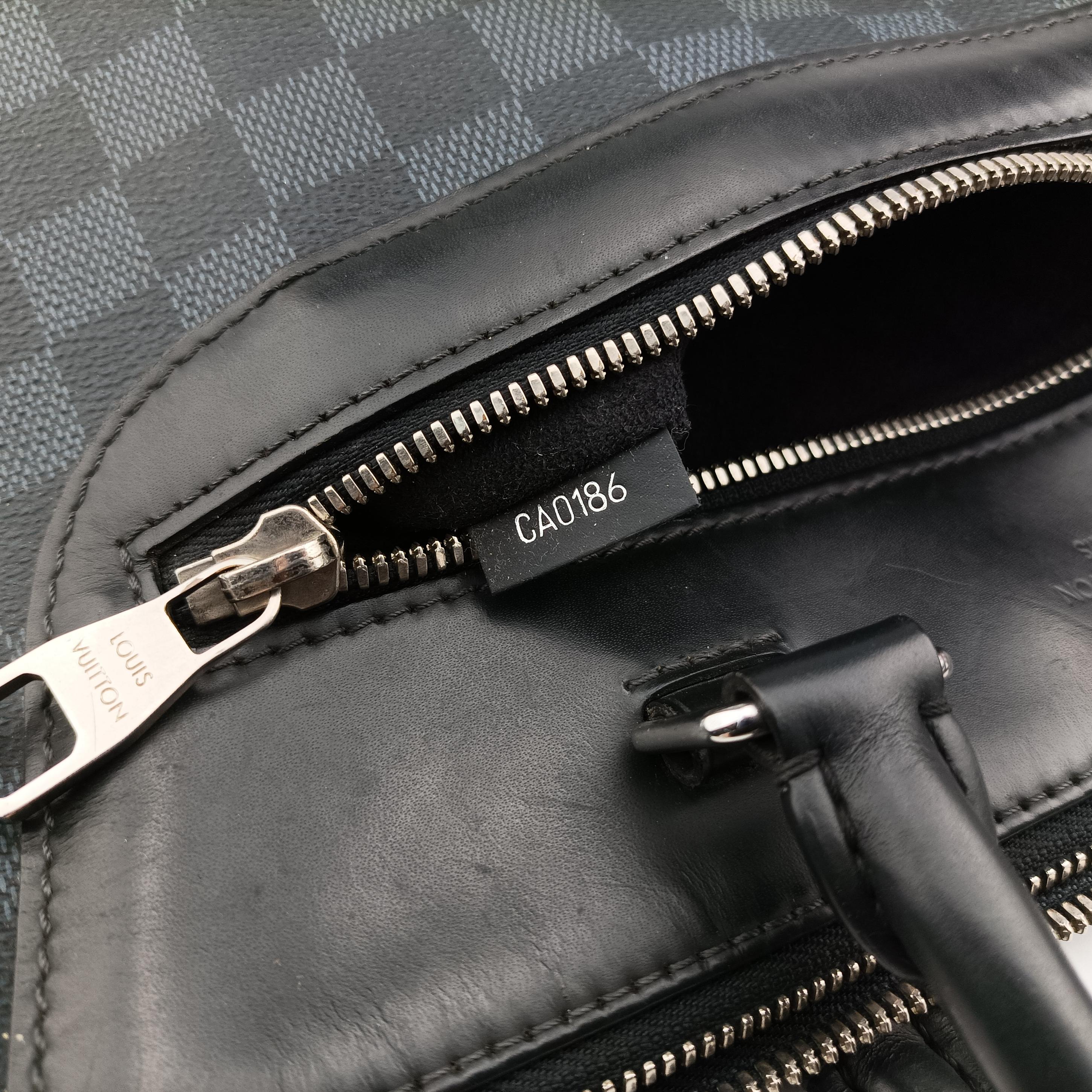 Pre-owned Louis Vuitton Porte-Documents Jour NM Noir Damier Graphite N48260 handbag | stylenewstar