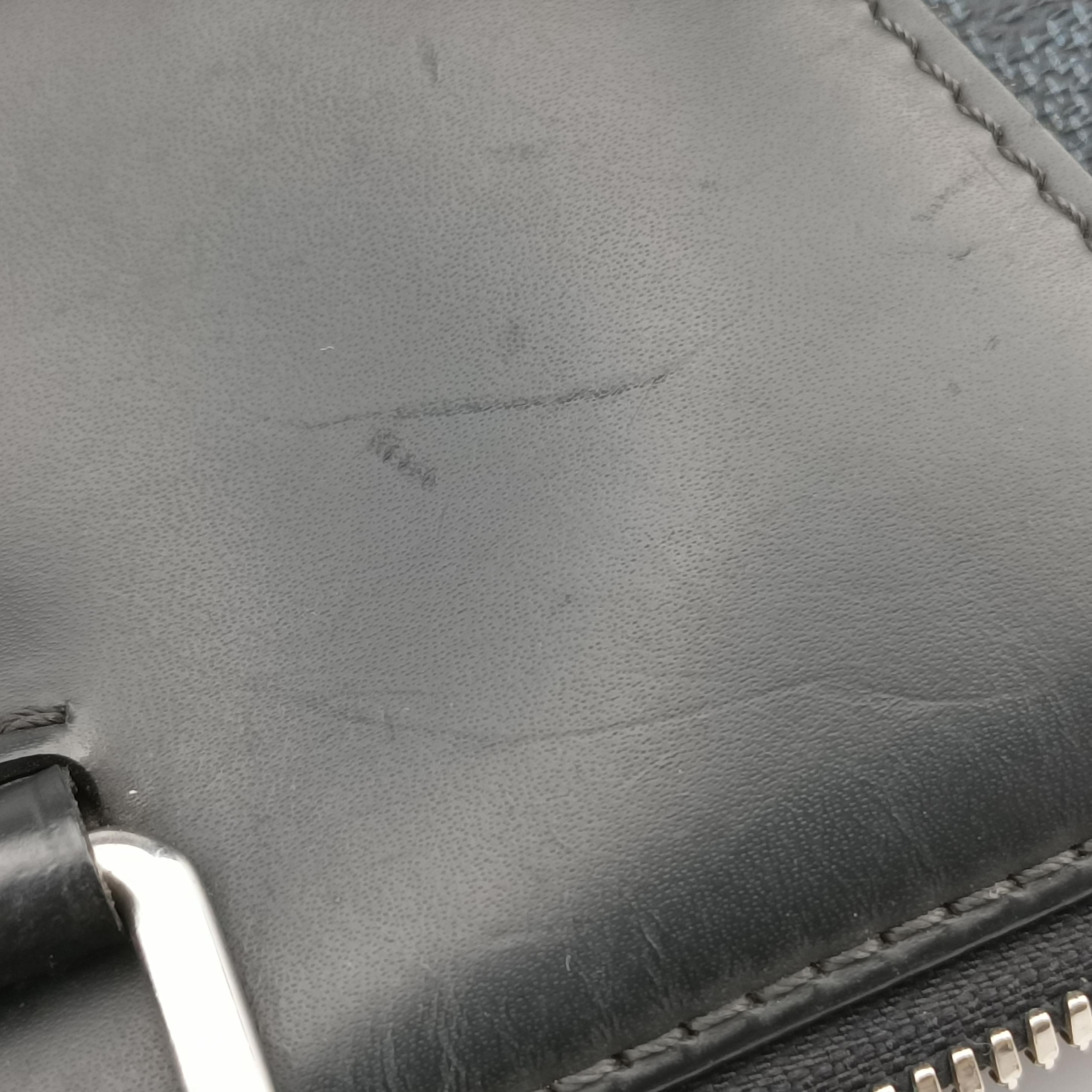 Pre-owned Louis Vuitton Porte-Documents Jour NM Noir Damier Graphite N48260 handbag | stylenewstar