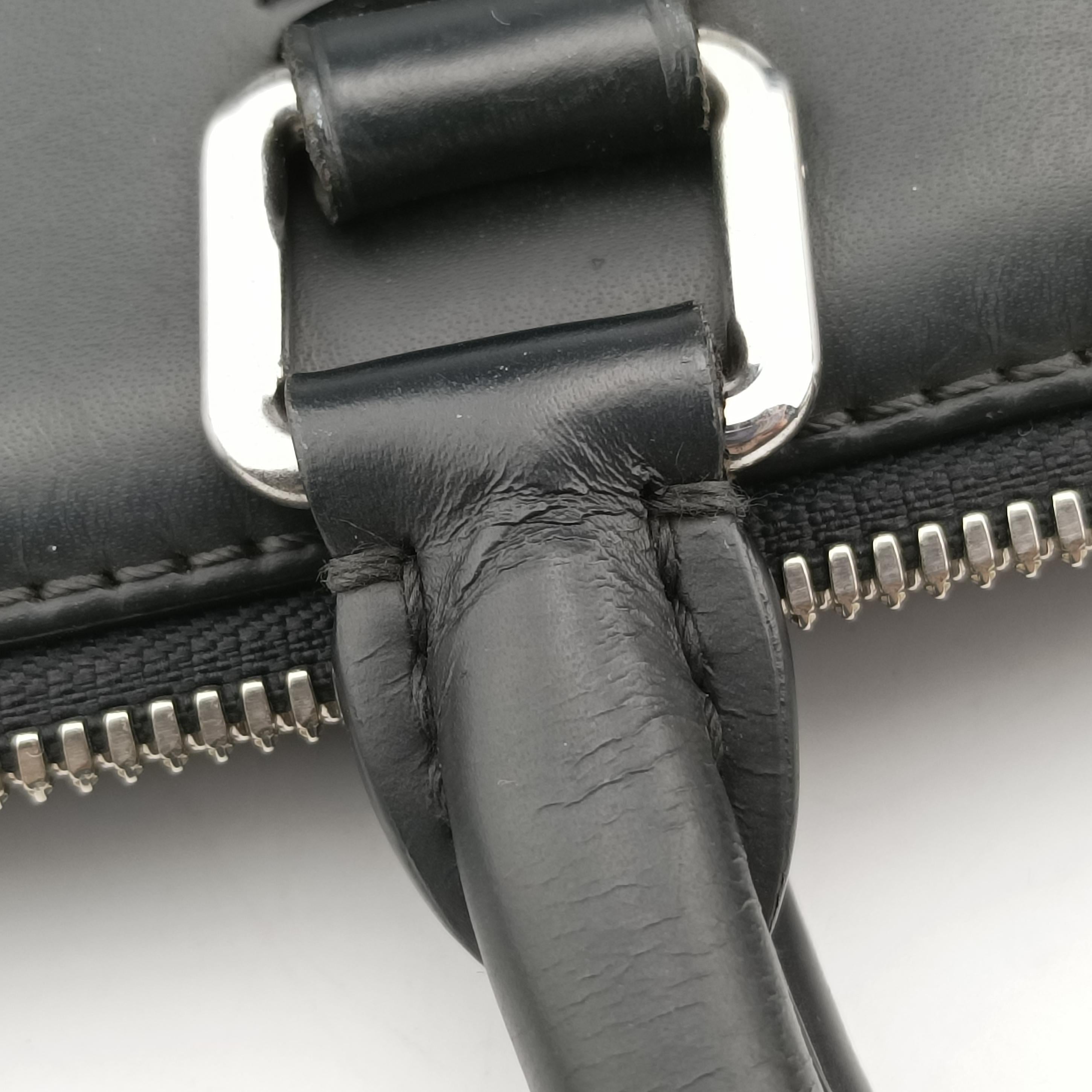 Pre-owned Louis Vuitton Porte-Documents Jour NM Noir Damier Graphite N48260 handbag | stylenewstar