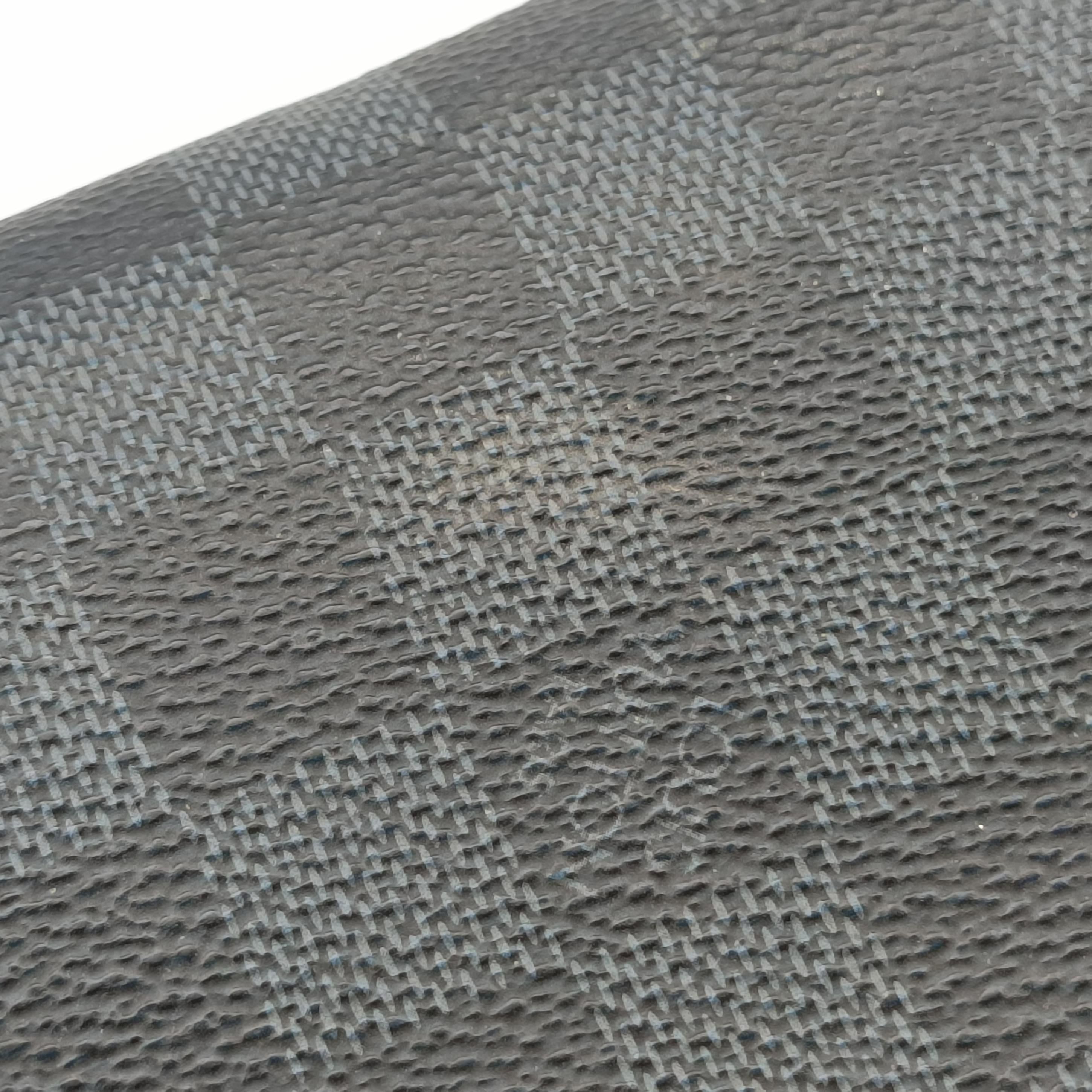 Pre-owned Louis Vuitton Porte-Documents Jour NM Noir Damier Graphite N48260 handbag | stylenewstar