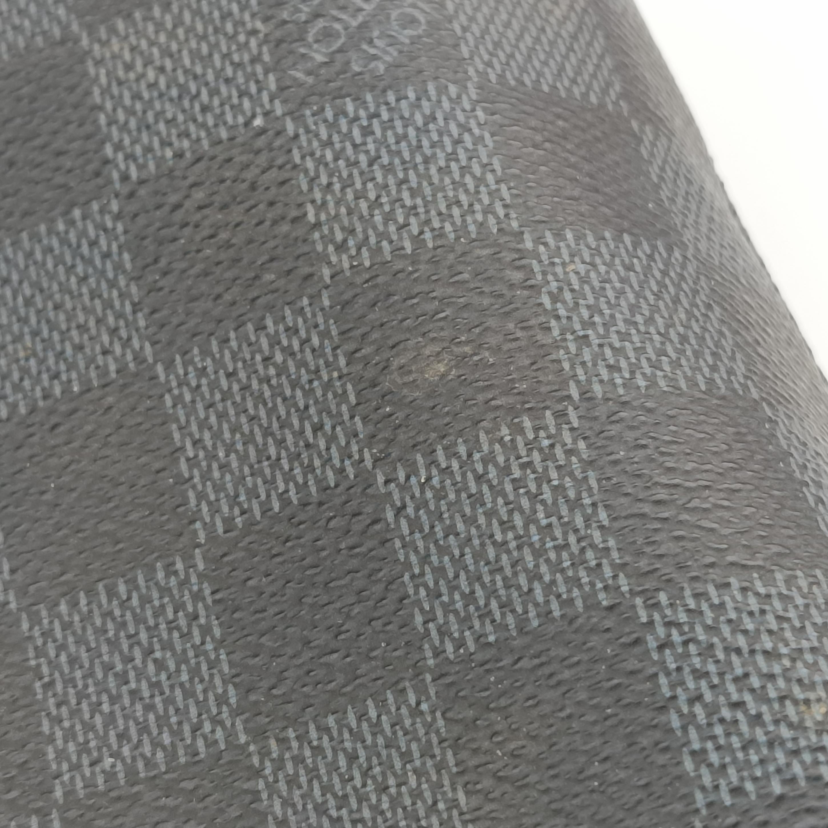 Pre-owned Louis Vuitton Porte-Documents Jour NM Noir Damier Graphite N48260 handbag | stylenewstar