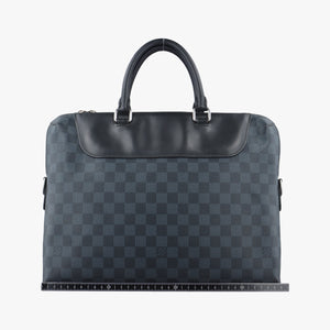 Pre-owned Louis Vuitton Porte-Documents Jour NM Noir Damier Graphite N48260 handbag | stylenewstar