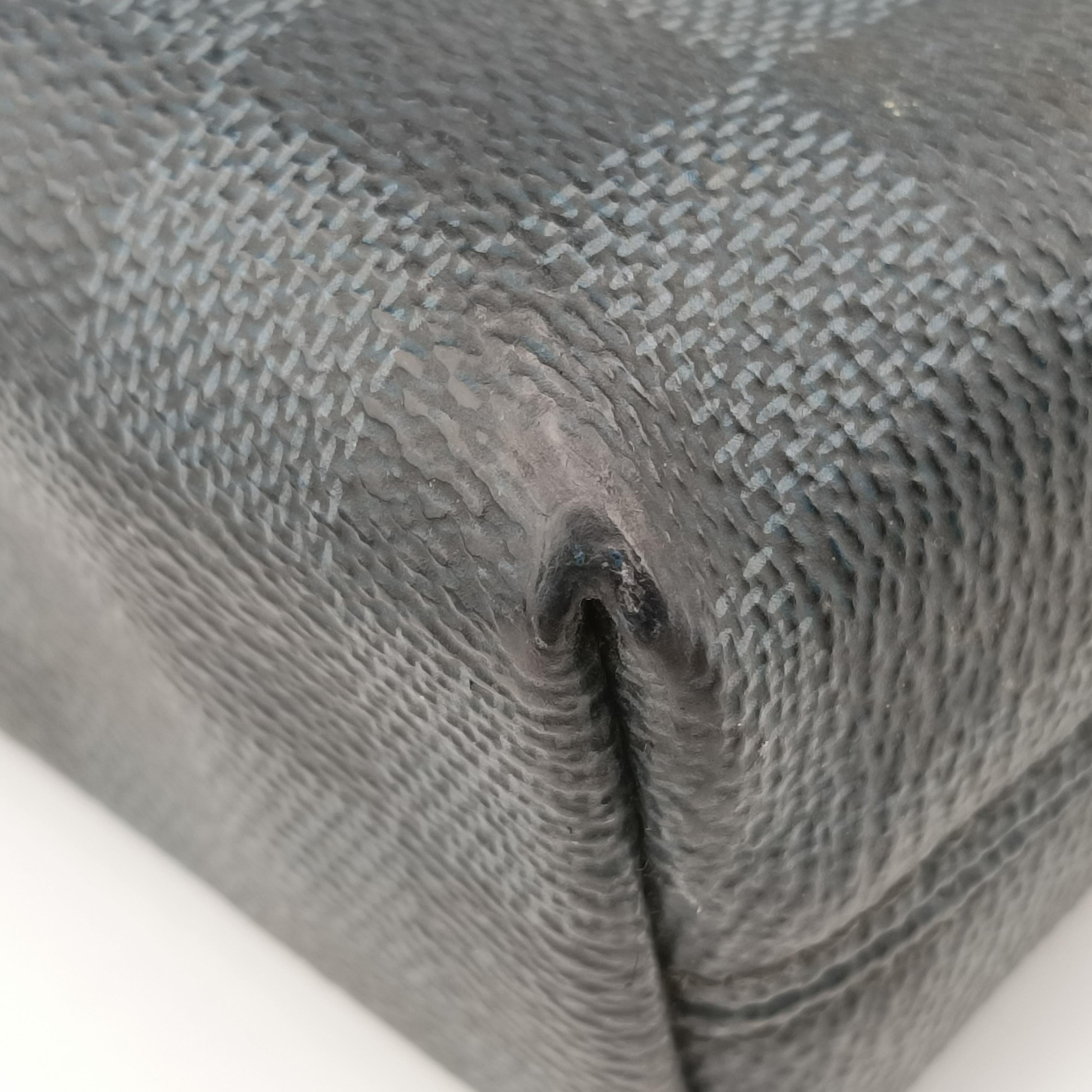 Pre-owned Louis Vuitton Porte-Documents Jour NM Noir Damier Graphite N48260 handbag | stylenewstar