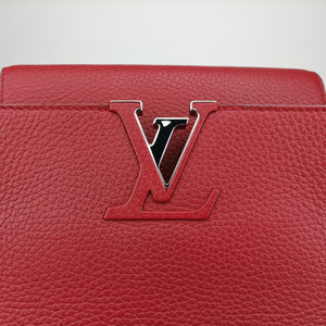 Pre-owned Louis Vuitton Capucines MM Coquelicot PARNASSEA M94631 handbag | stylenewstar