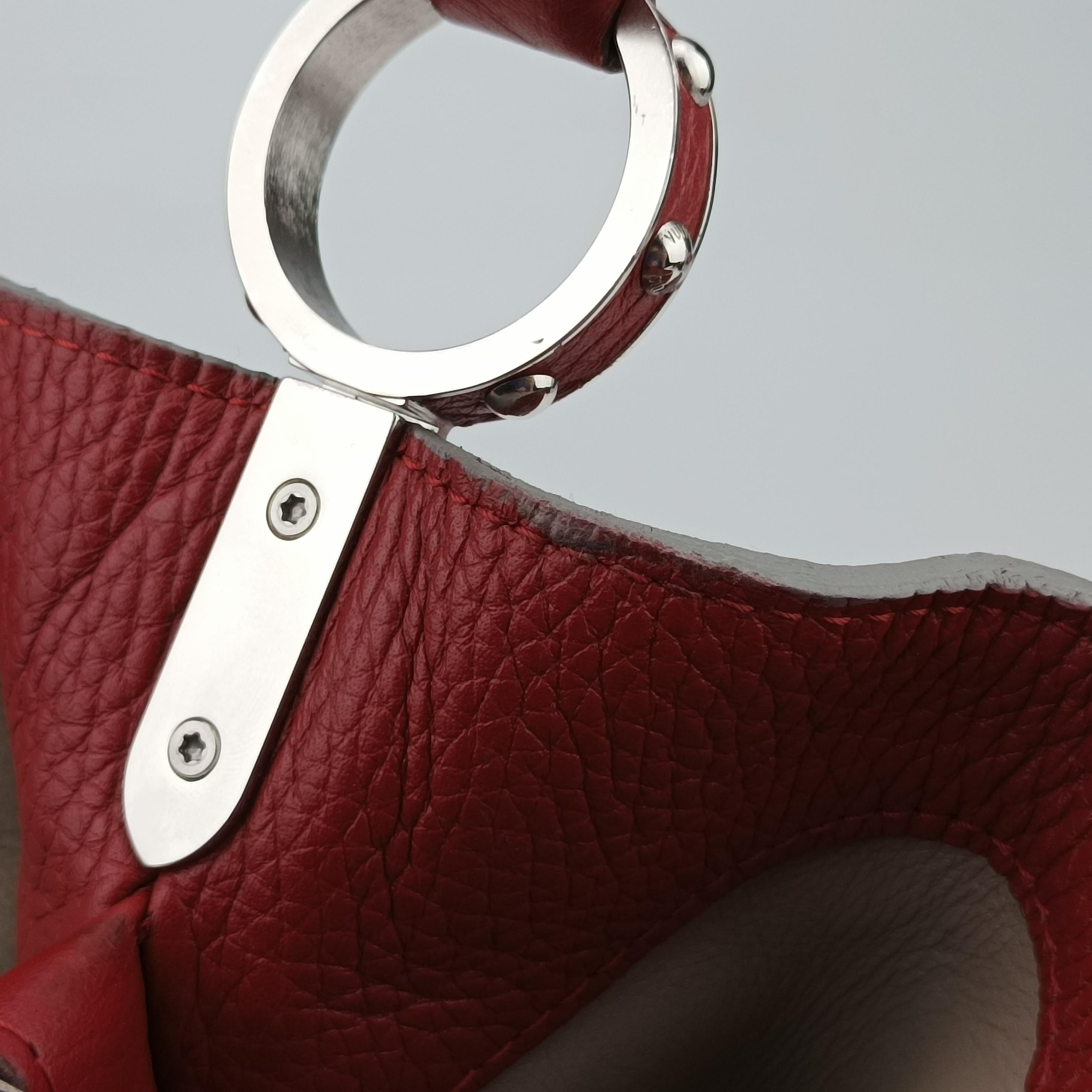 Pre-owned Louis Vuitton Capucines MM Coquelicot PARNASSEA M94631 handbag | stylenewstar