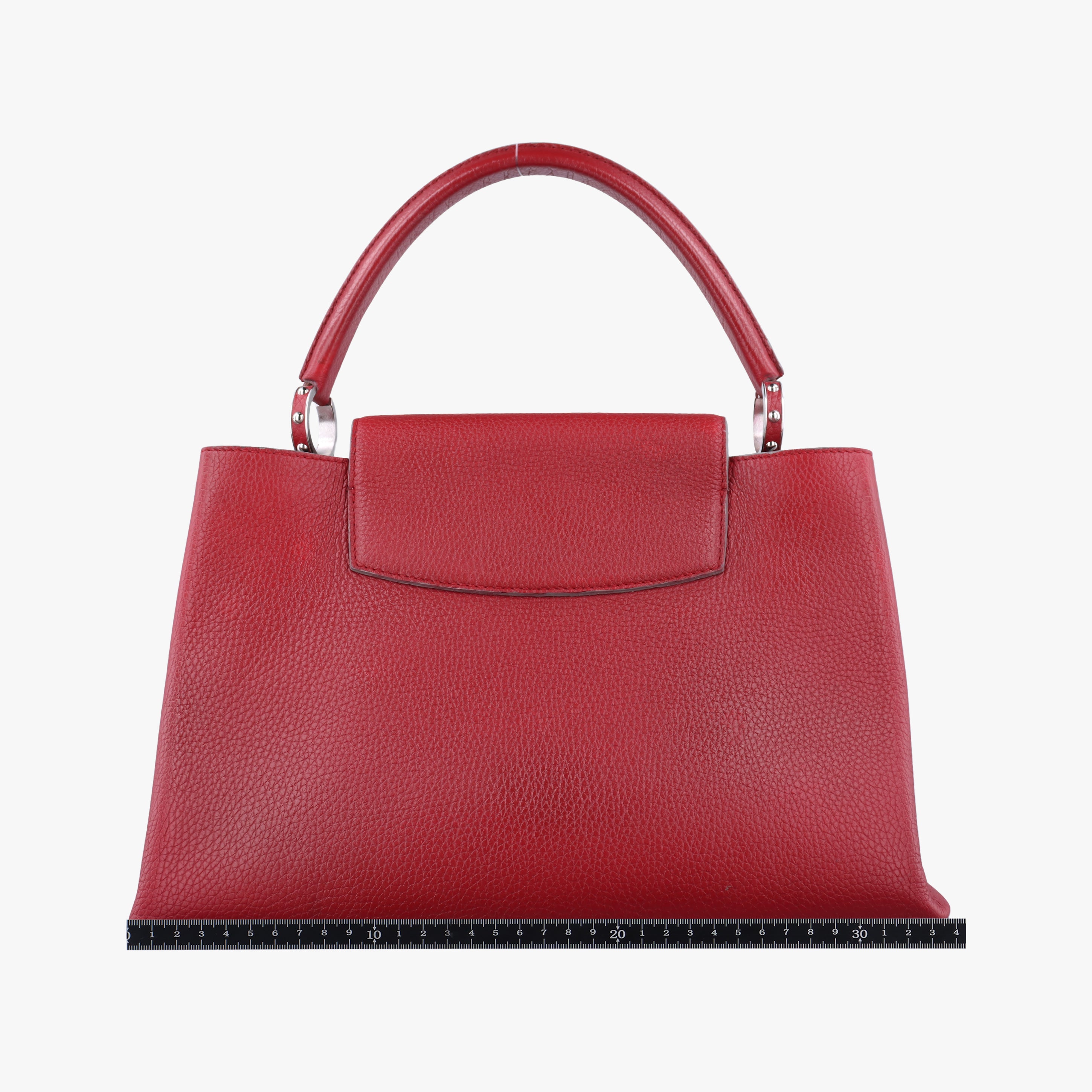 Pre-owned Louis Vuitton Capucines MM Coquelicot PARNASSEA M94631 handbag | stylenewstar