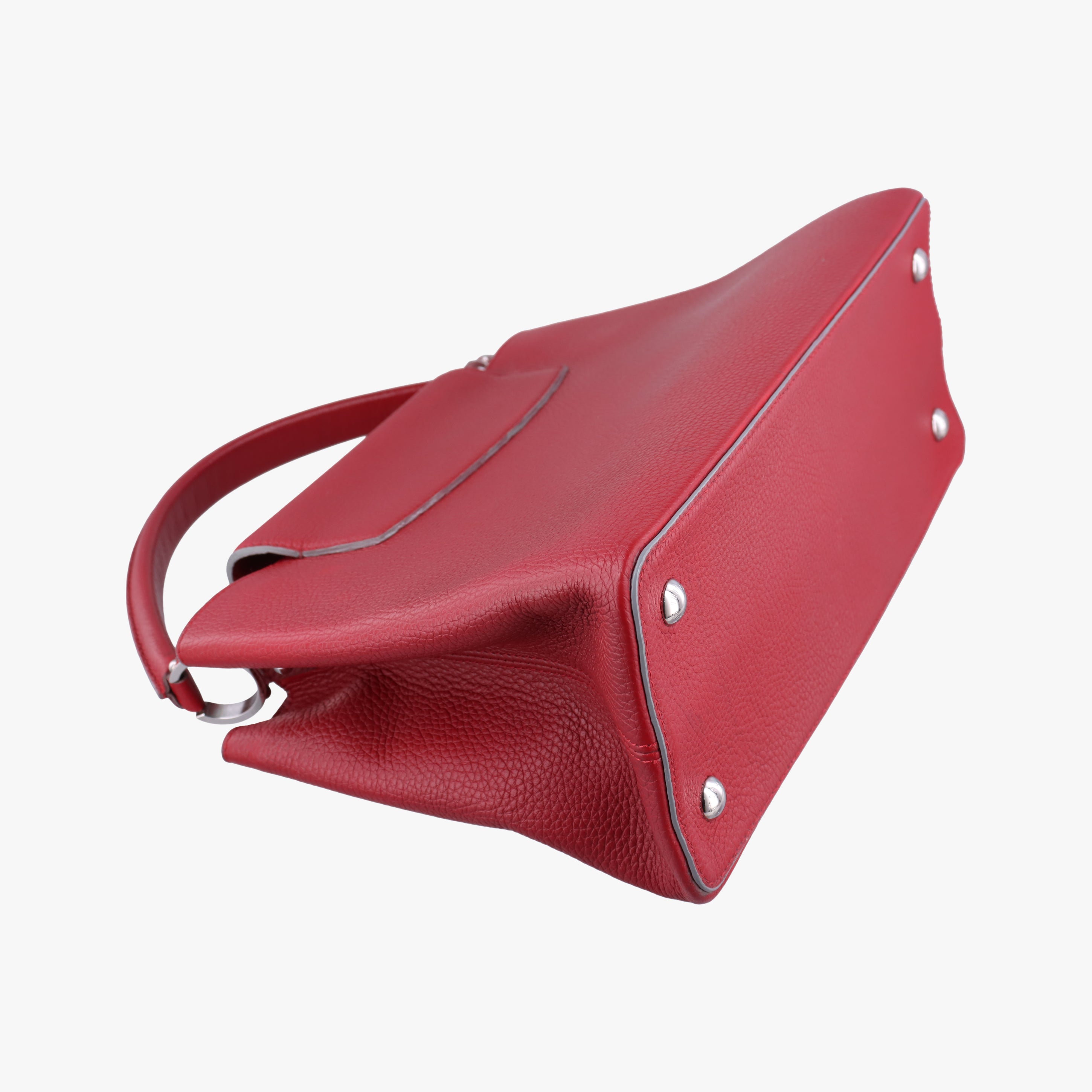 Pre-owned Louis Vuitton Capucines MM Coquelicot PARNASSEA M94631 handbag | stylenewstar