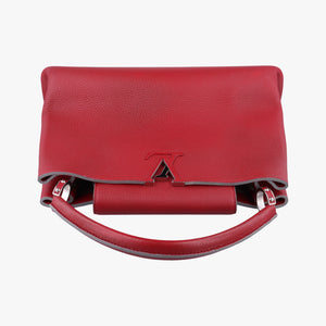 Pre-owned Louis Vuitton Capucines MM Coquelicot PARNASSEA M94631 handbag | stylenewstar