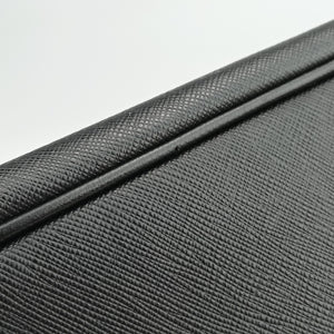 Pre-owned Prada Briefcase black SAFFIANO Leather VS305M handbag | stylenewstar