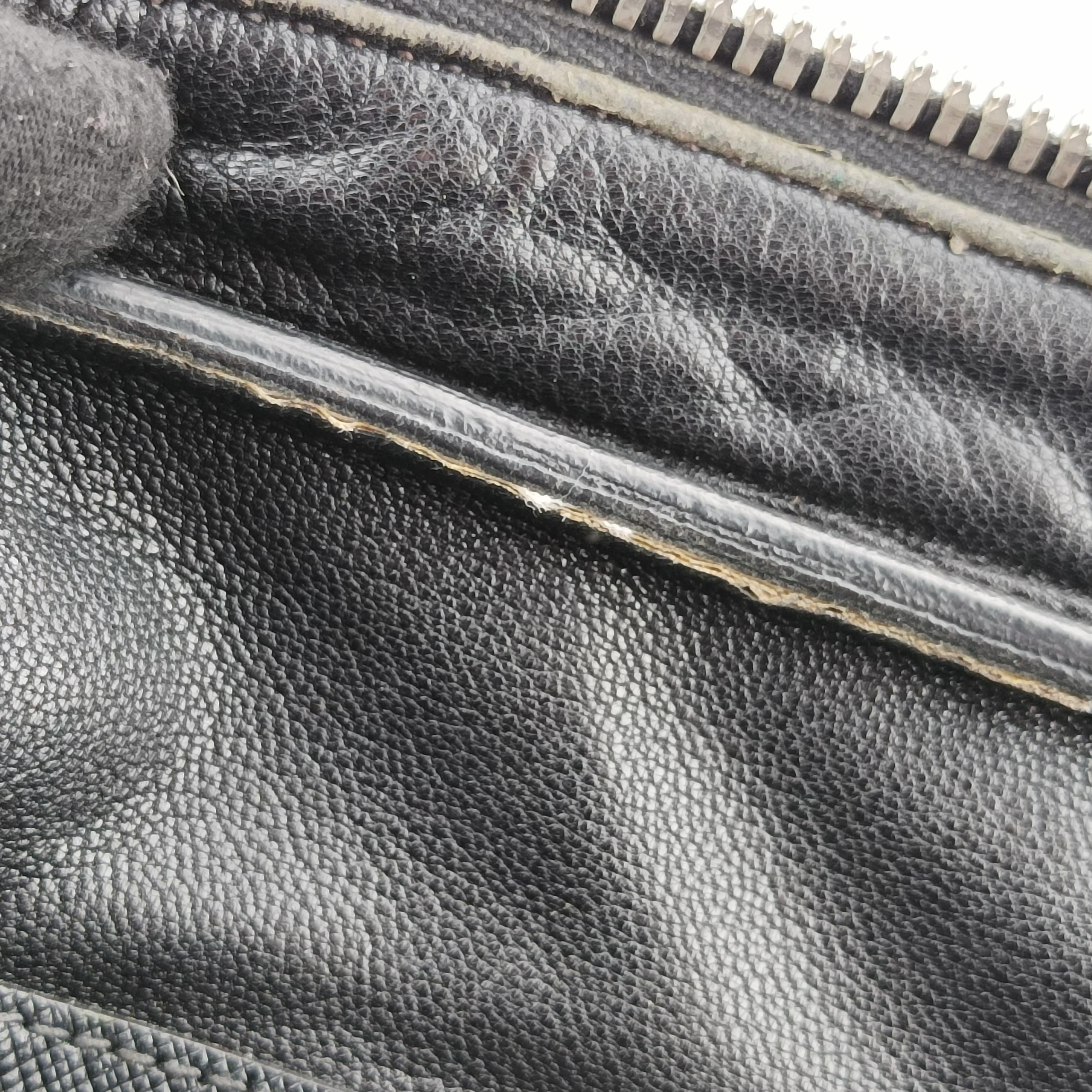 Pre-owned Prada Briefcase black SAFFIANO Leather VS305M handbag | stylenewstar