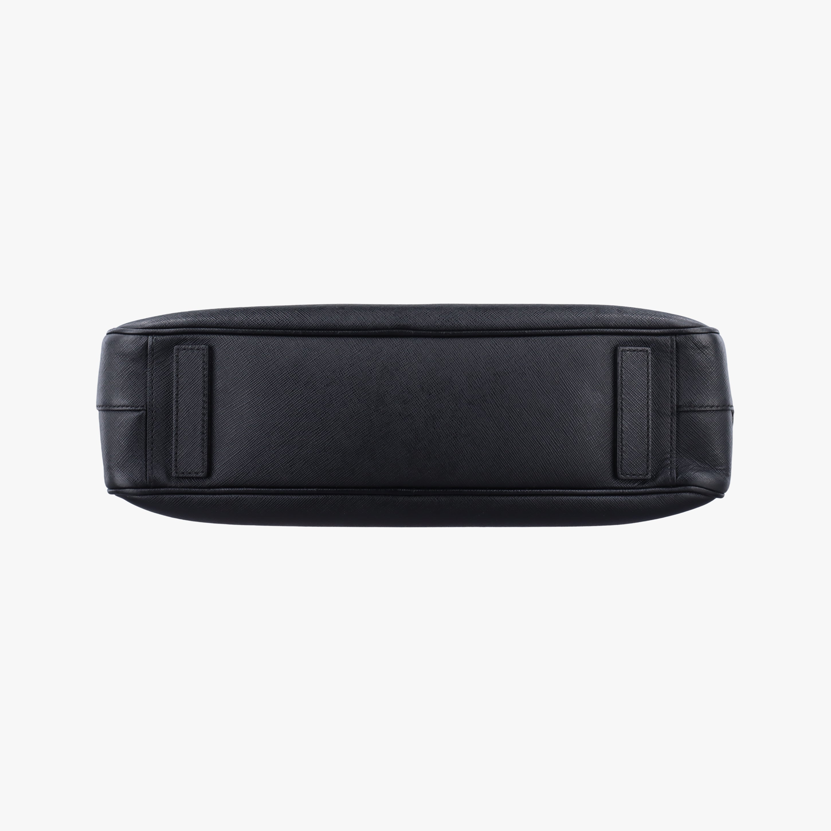 Pre-owned Prada Briefcase black SAFFIANO Leather VS305M handbag | stylenewstar