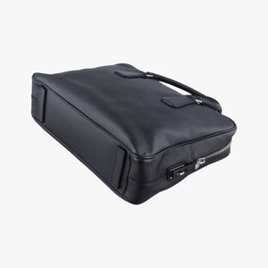 Pre-owned Prada Briefcase black SAFFIANO Leather VS305M handbag | stylenewstar