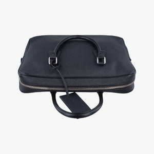 Pre-owned Prada Briefcase black SAFFIANO Leather VS305M handbag | stylenewstar