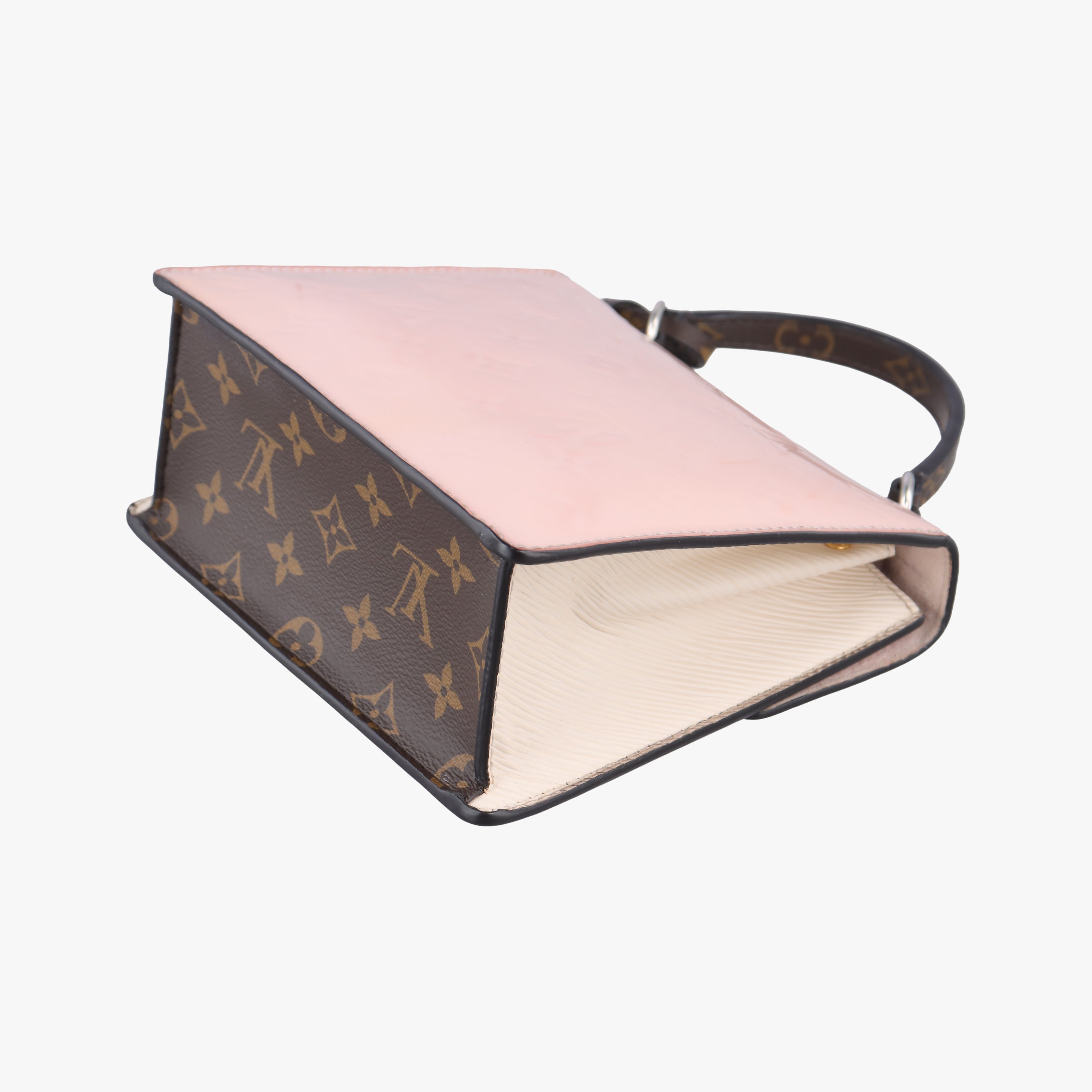 Vintage Louis Vuitton SPRING STREET　PM ROSE BALLERINE Vernis×Monogram Canvas M90468 shoulderbag | stylenewstar