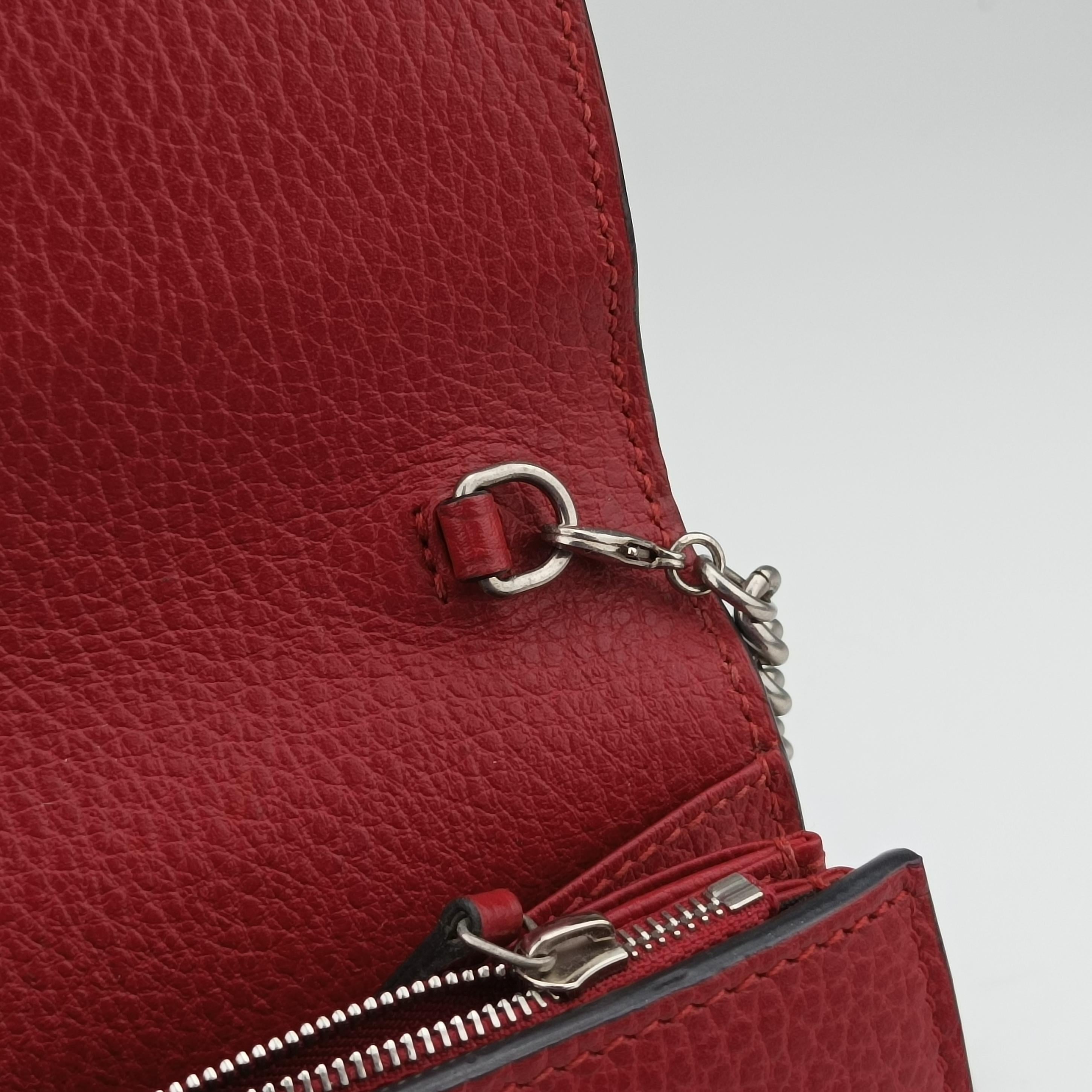 Vintage Gucci Dionysus Red Leather 401231 shoulderbag | stylenewstar