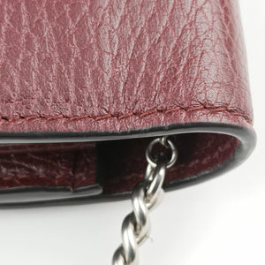 Pre-owned Gucci Dionysus Burgundy Leather 401231 shoulderbag | stylenewstar