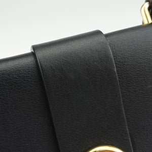 Pre-owned Louis Vuitton Rocky BB Monogram/Brown x Black Monogram canvas x calf leather M44141 shoulderbag | stylenewstar