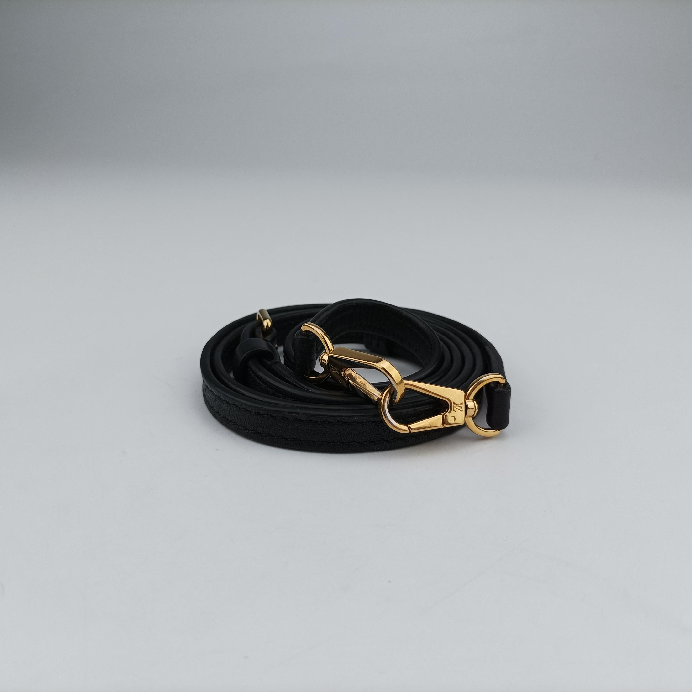 Pre-owned Louis Vuitton Rocky BB Monogram/Brown x Black Monogram canvas x calf leather M44141 shoulderbag | stylenewstar