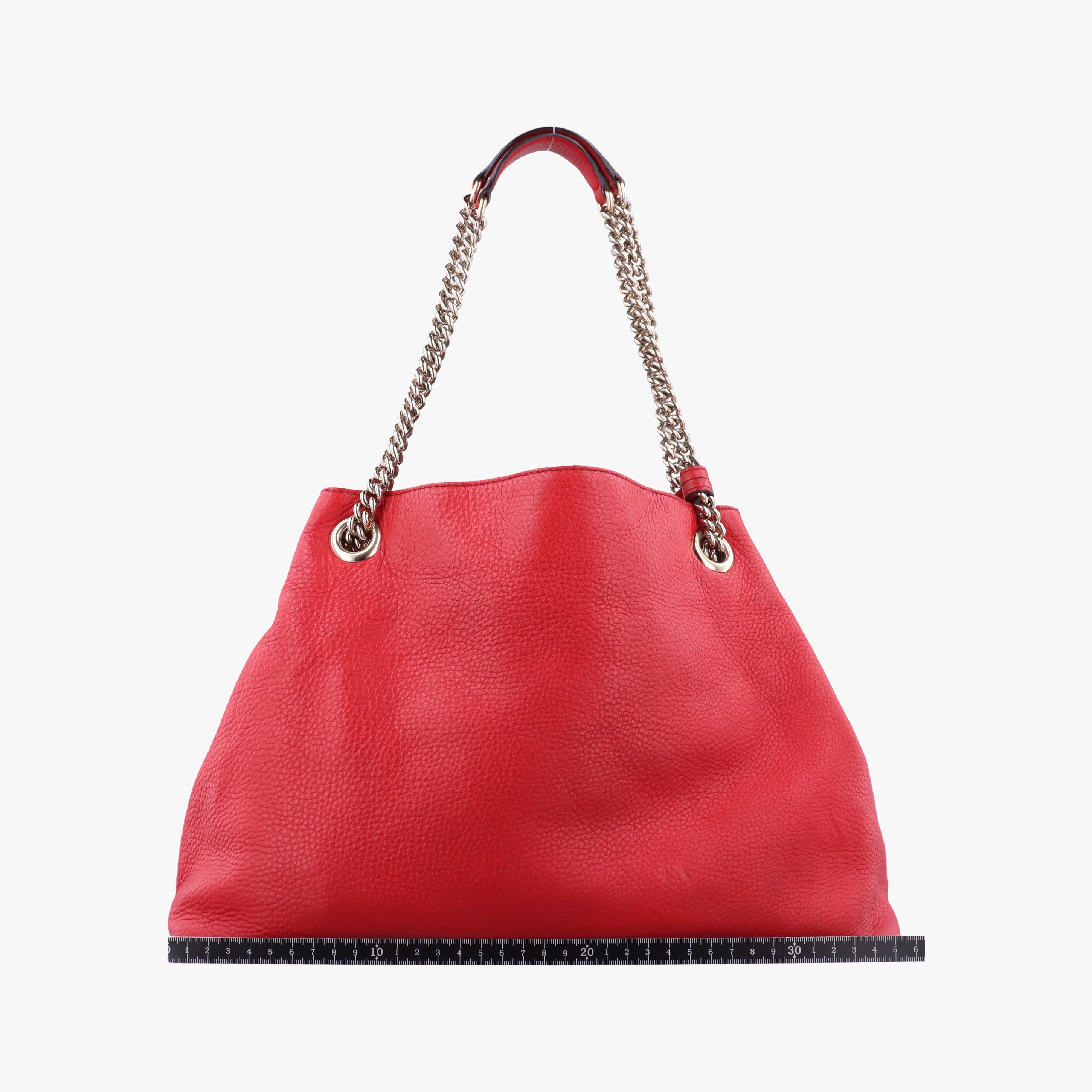 Pre-owned Gucci Soho Red Leather 308982 shoulderbag | stylenewstar