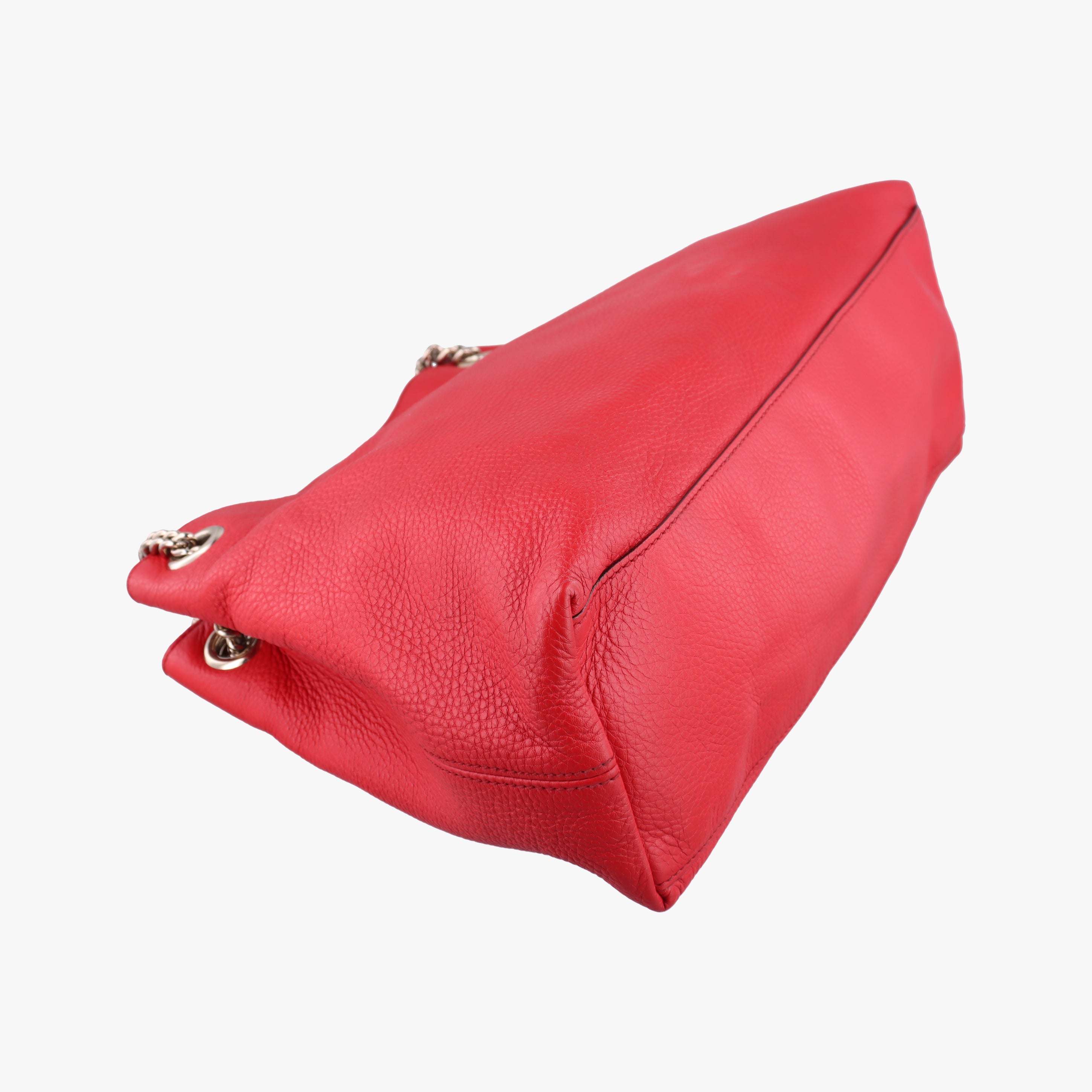 Pre-owned Gucci Soho Red Leather 308982 shoulderbag | stylenewstar