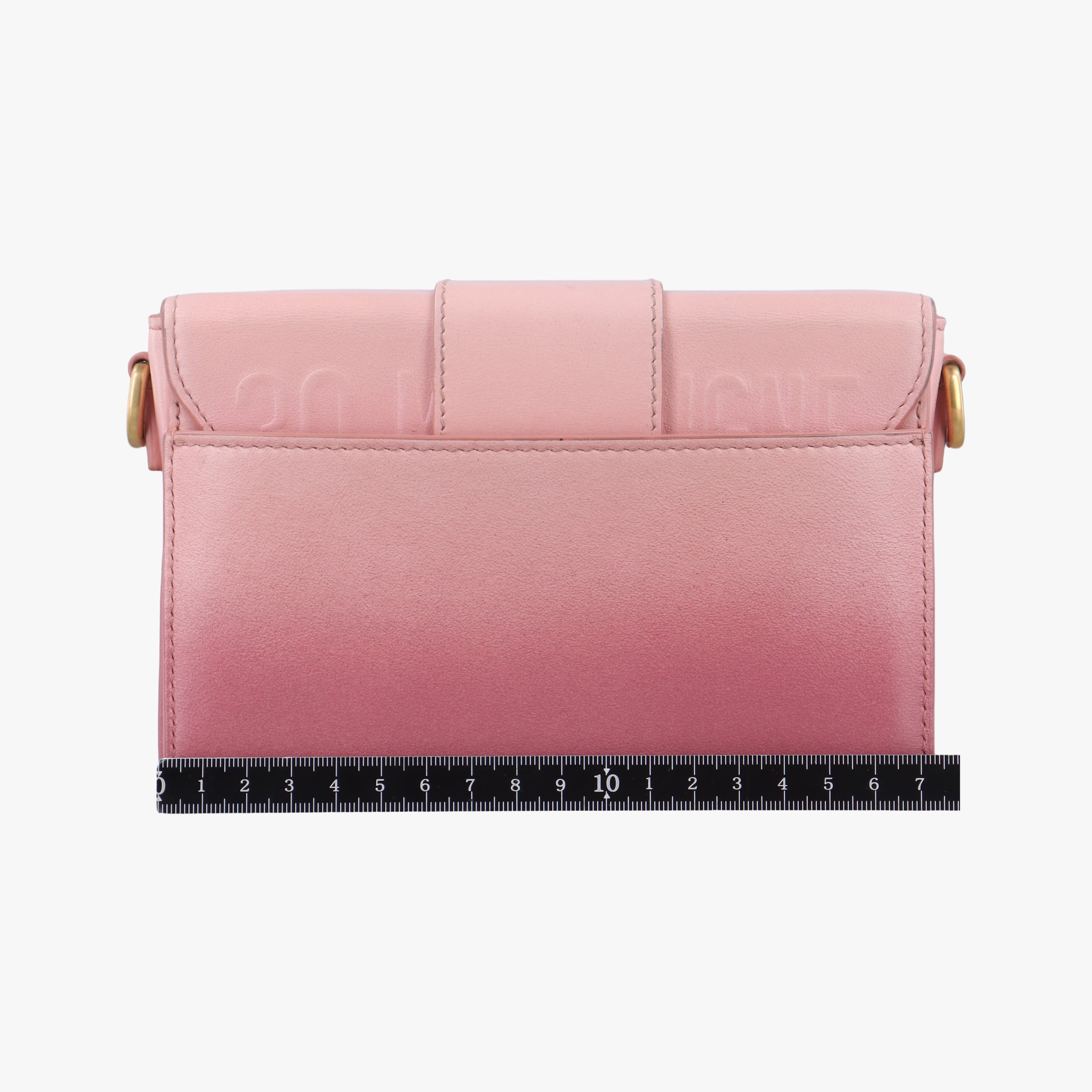 Pre-owned Christian Dior 30 MONTAIGNE Pink x Light Pink Leather  shoulderbag | stylenewstar