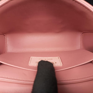 Pre-owned Christian Dior 30 MONTAIGNE Pink x Light Pink Leather  shoulderbag | stylenewstar