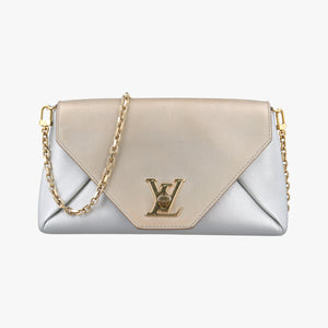 Pre-owned Louis Vuitton Love Note golden×silver Leather M54504 shoulderbag | stylenewstar