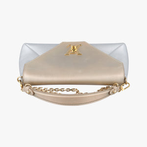 Pre-owned Louis Vuitton Love Note golden×silver Leather M54504 shoulderbag | stylenewstar