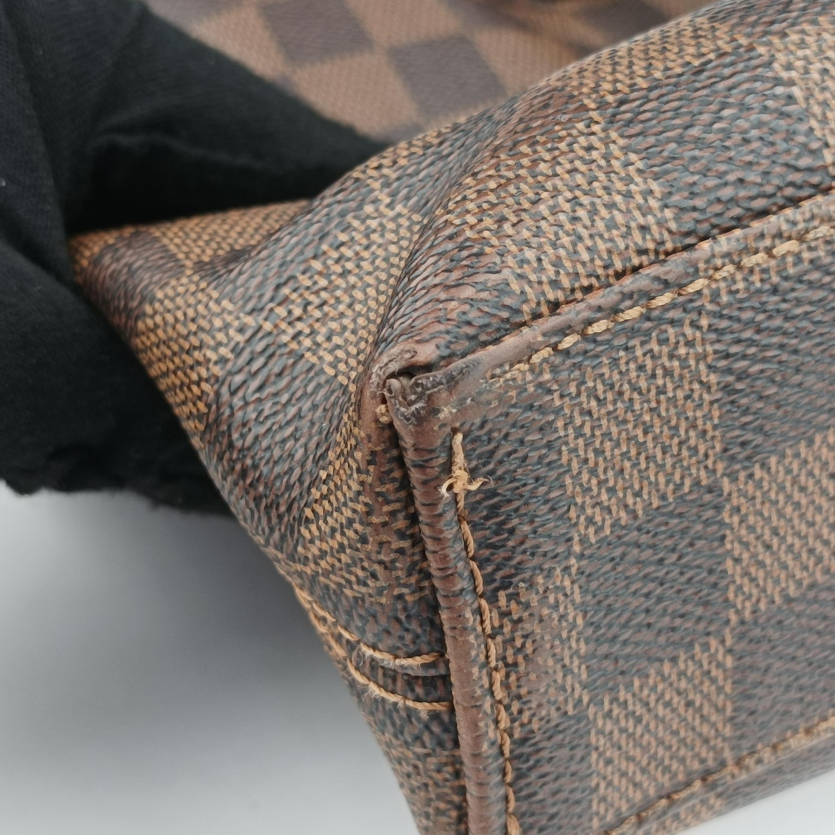 Pre-owned Louis Vuitton Porte de Cumin Jules EBENE Damier Canvas N42242 shoulderbag | stylenewstar