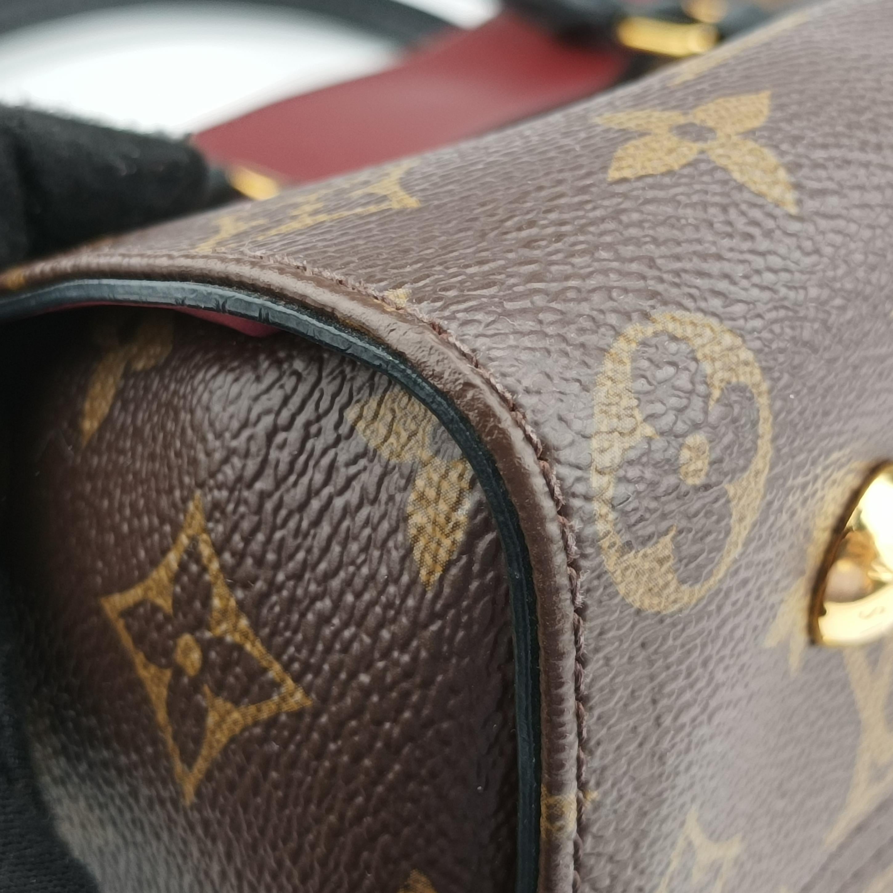 Secondhand Louis Vuitton TUILERIES tote Brown x Riduvan Monogram Canvas×calf leather M44328 shoulderbag | stylenewstar