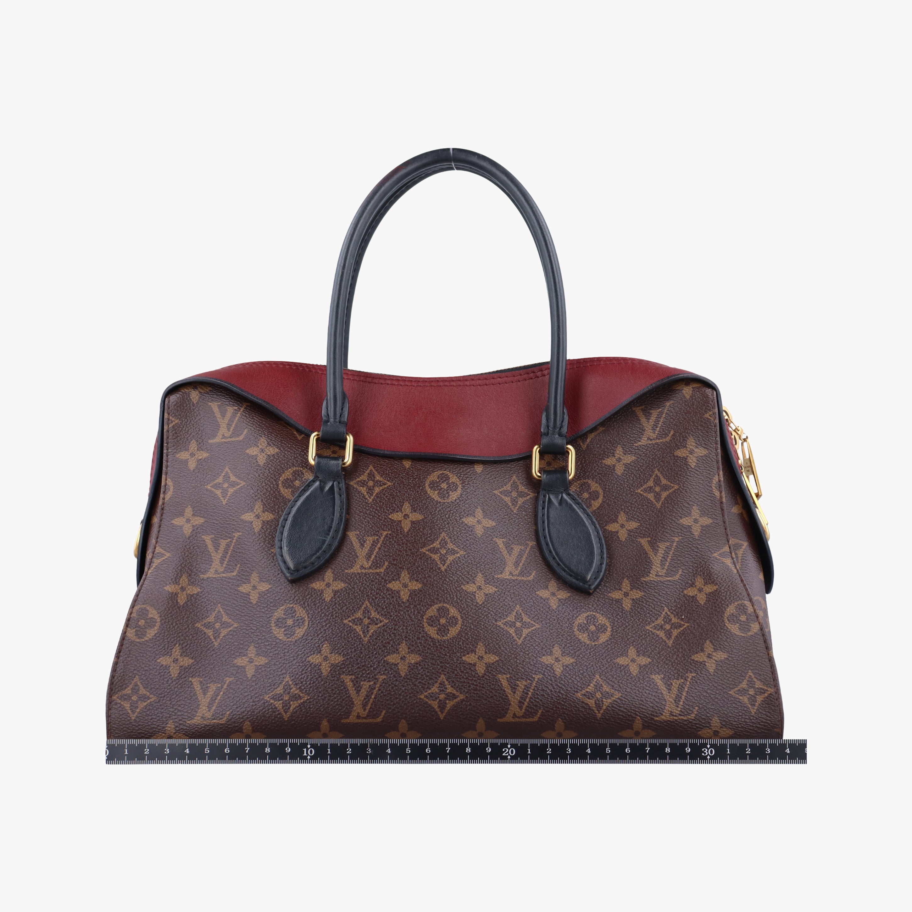 Secondhand Louis Vuitton TUILERIES tote Brown x Riduvan Monogram Canvas×calf leather M44328 shoulderbag | stylenewstar