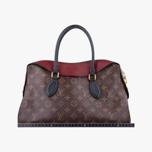 Secondhand Louis Vuitton TUILERIES tote Brown x Riduvan Monogram Canvas×calf leather M44328 shoulderbag | stylenewstar