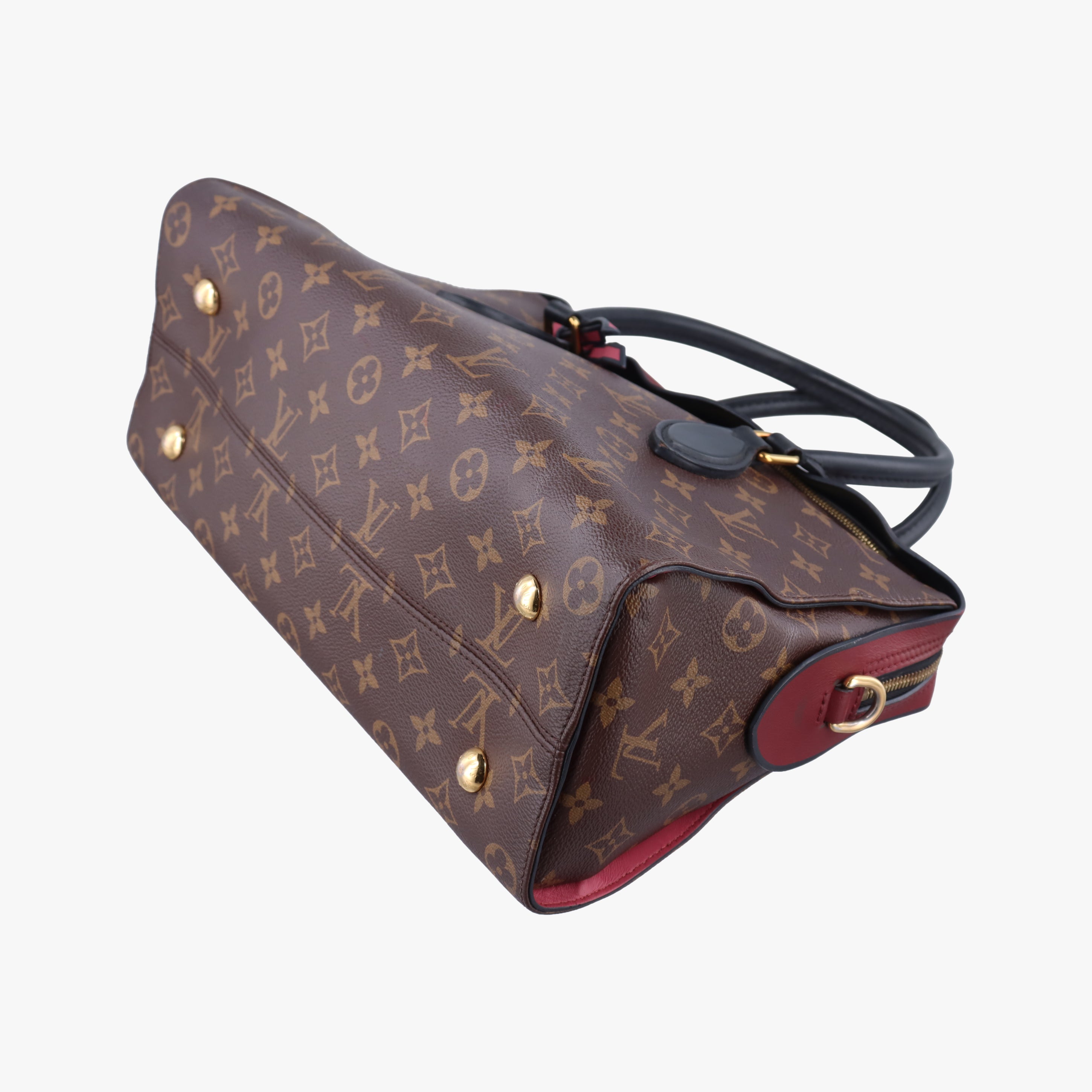 Secondhand Louis Vuitton TUILERIES tote Brown x Riduvan Monogram Canvas×calf leather M44328 shoulderbag | stylenewstar