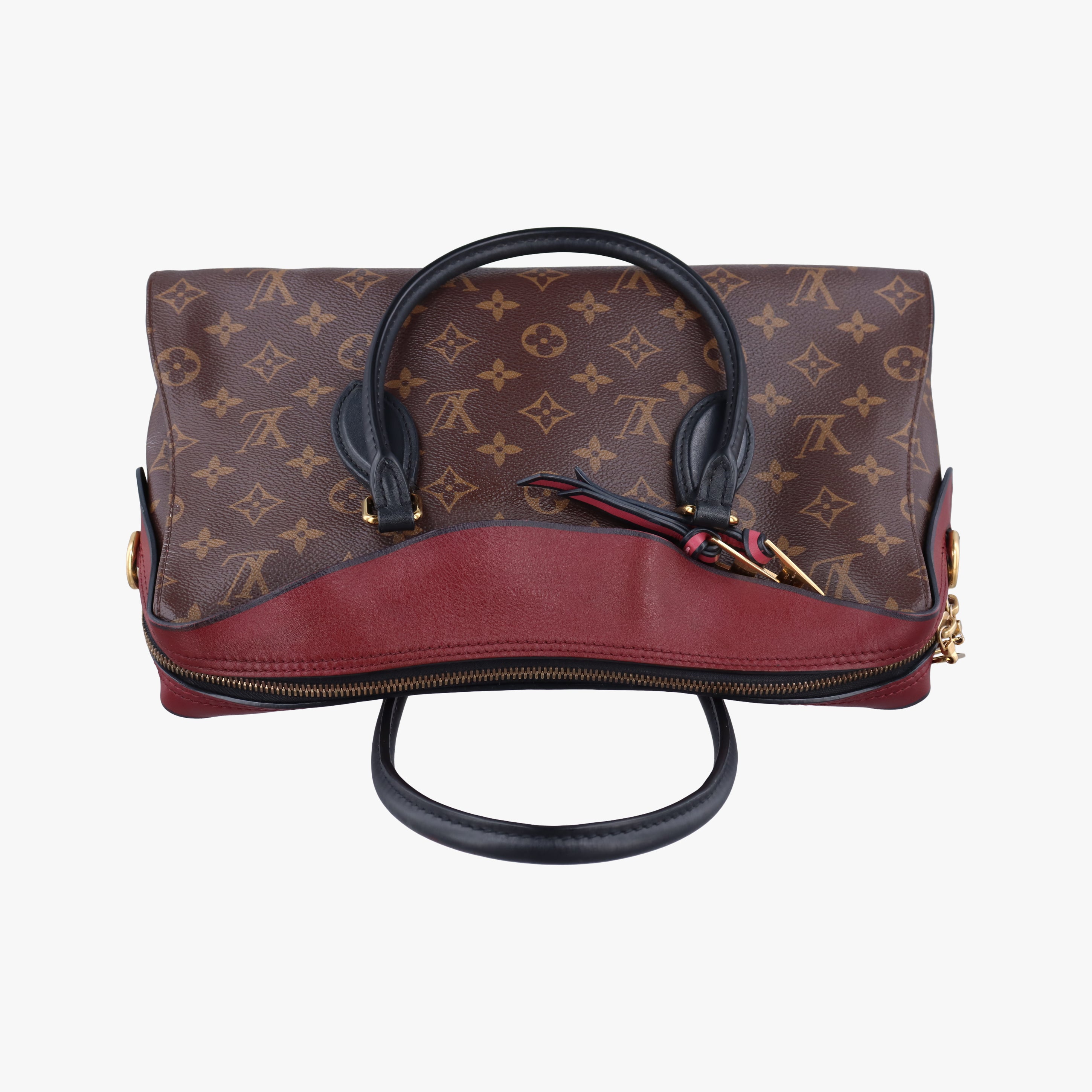Secondhand Louis Vuitton TUILERIES tote Brown x Riduvan Monogram Canvas×calf leather M44328 shoulderbag | stylenewstar