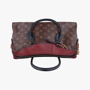 Secondhand Louis Vuitton TUILERIES tote Brown x Riduvan Monogram Canvas×calf leather M44328 shoulderbag | stylenewstar