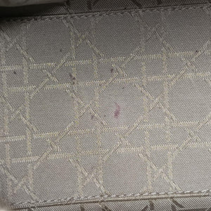 Pre-owned Christian Dior Lady Dior Silver lambskin  shoulderbag | stylenewstar