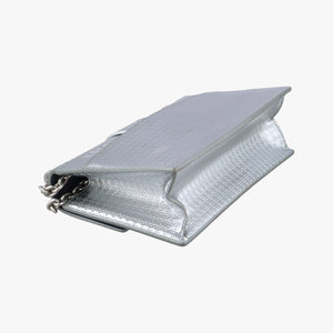 Pre-owned Christian Dior 30 Montaigne Silver Leather  shoulderbag | stylenewstar