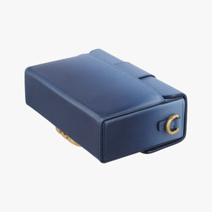 Vintage Christian Dior 30 Montaigne Box Blue leather  shoulderbag | stylenewstar