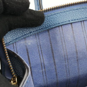 Pre-owned Louis Vuitton PONNEUF MINI blue Monogram Empreinte  shoulderbag | stylenewstar