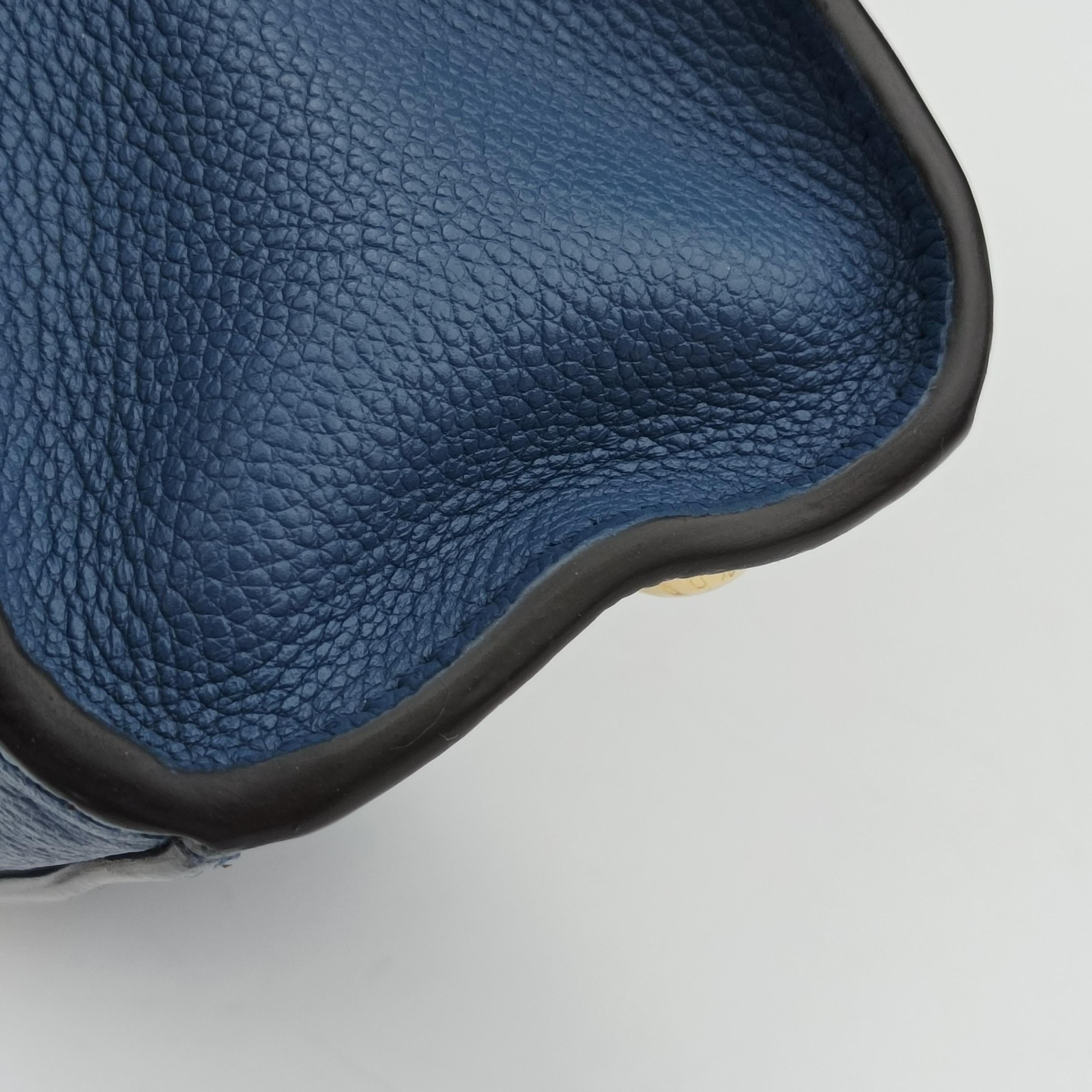 Pre-owned Louis Vuitton PONNEUF MINI blue Monogram Empreinte  shoulderbag | stylenewstar