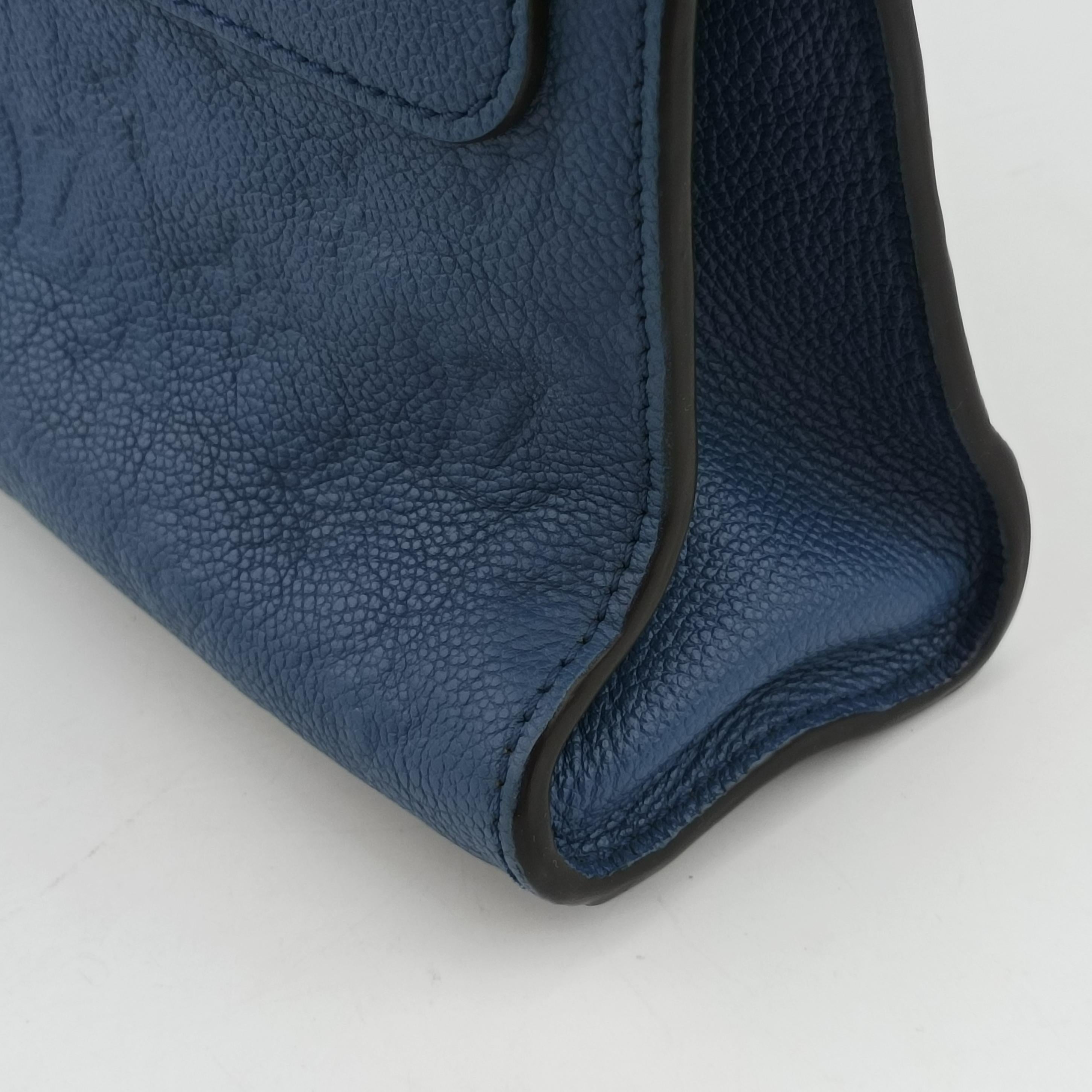 Pre-owned Louis Vuitton PONNEUF MINI blue Monogram Empreinte  shoulderbag | stylenewstar